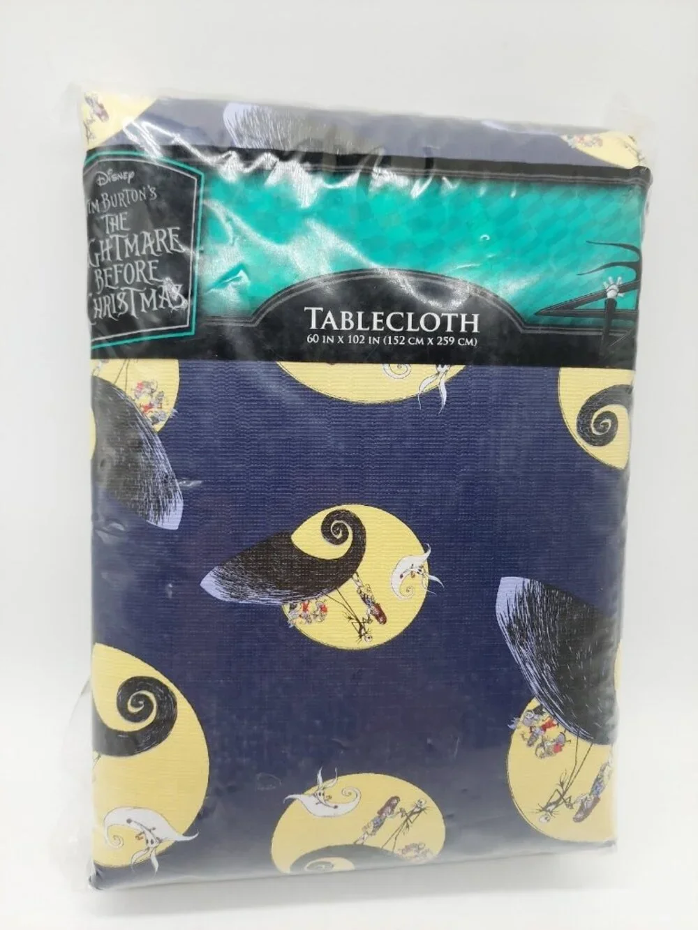 Disney The Nightmare Before Christmas Jack & Sally Vinyl Tablecloth Rectangle